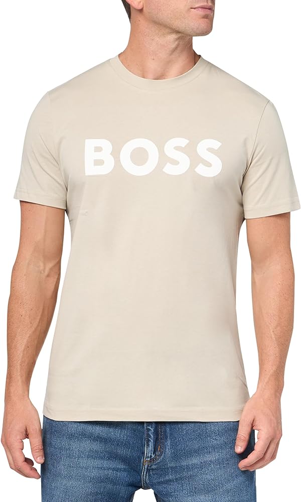 BOSS Men's Bold Logo Short-sleeve Jersey T-shirt