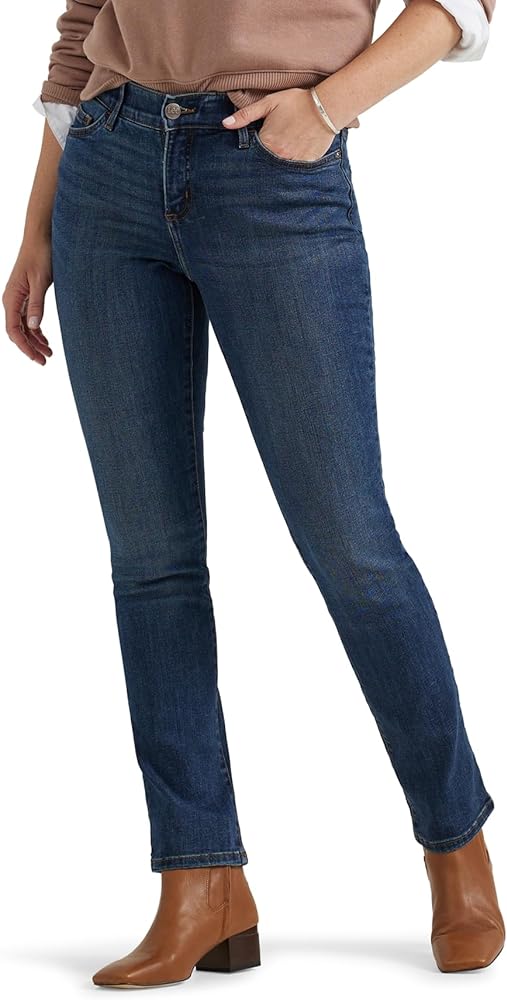 Lee womens Ultra Lux Comfort With Flex Motion Straight Leg Jean