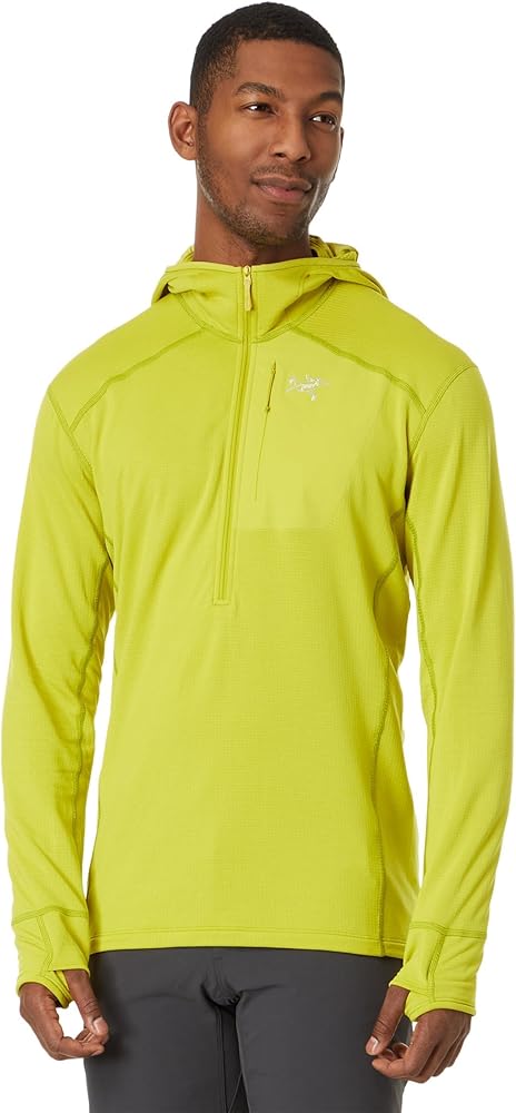 Arc'teryx Delta 1/2 Zip Neck Hoody Men's | Versatile Polartec Power Dry Fleece Hoody