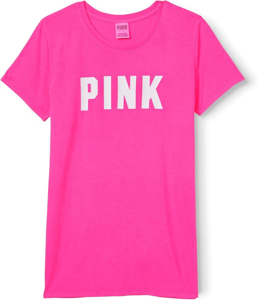 Victoria's Secret PINK Logo Short Sleeve T-Shirt (XS-XXL)