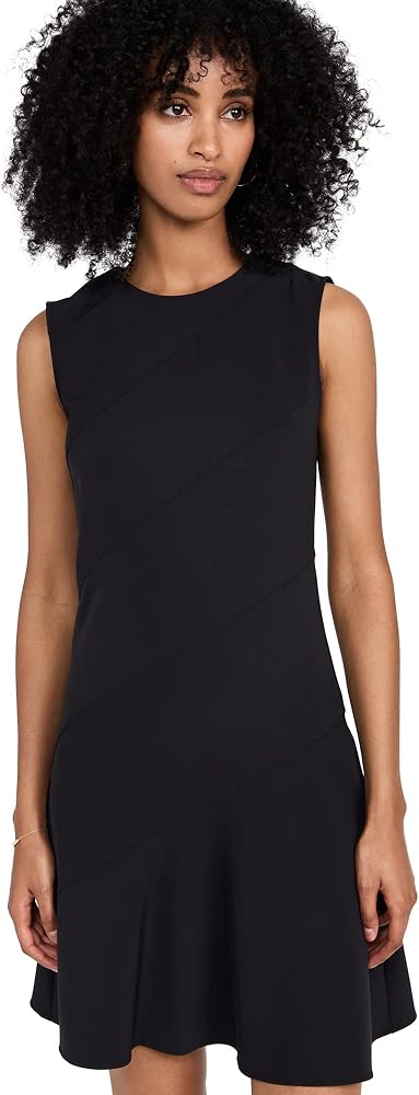 Theory Women's Diagonal Drape Dress