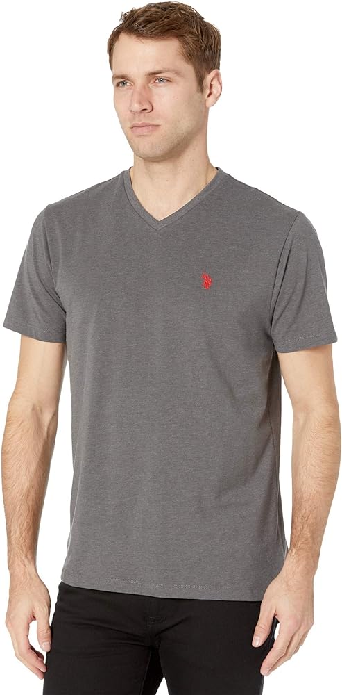 U.S. Polo Assn. Short Sleeve Stretch V-Neck Tee Shirt