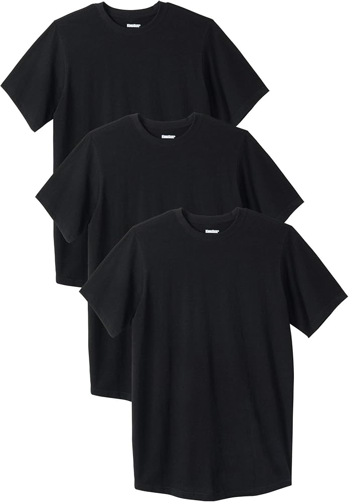 KingSize Men's Big & Tall Cotton Crewneck Undershirt 3-Pack