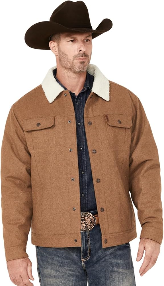 Cinch Men's Brown Concealed Carry Trucker Jacket