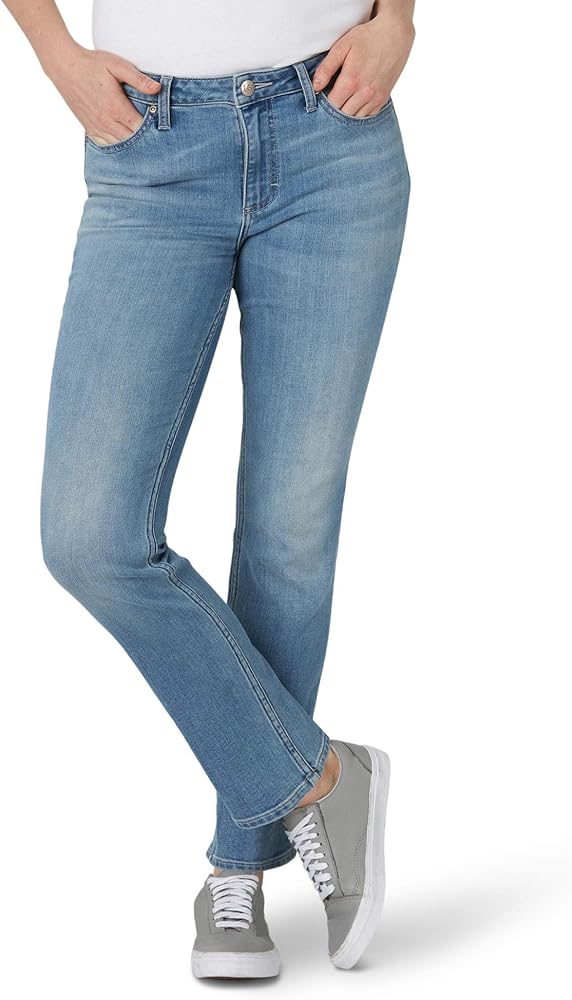 Lee Women's Legendary Mid Rise Straight Leg Jean