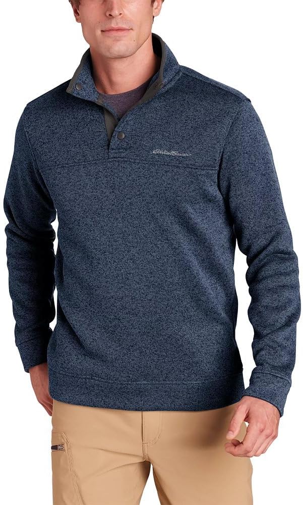 Eddie Bauer Men's Radiator Fleece Snap-Front Pullover