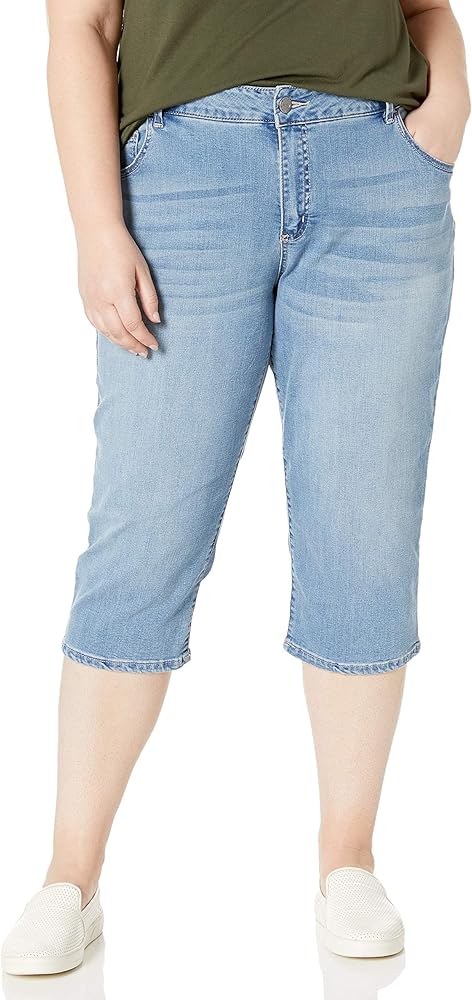 Riders by Lee Indigo Women's Plus Size Soft Denim Capri