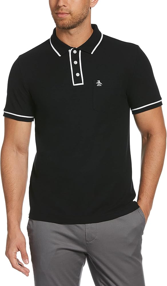 Original Penguin Men's Slim Fit Earl Polo Shirt (Sizes S-XXL)