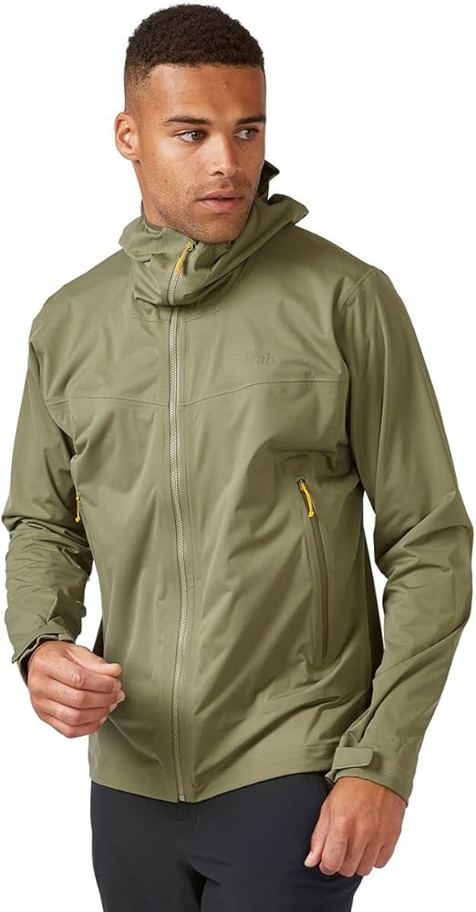 Rab Men's Kinetic 2.0 Waterproof Breathable Softshell Jacket for Hiking, Skiing, & Climbing