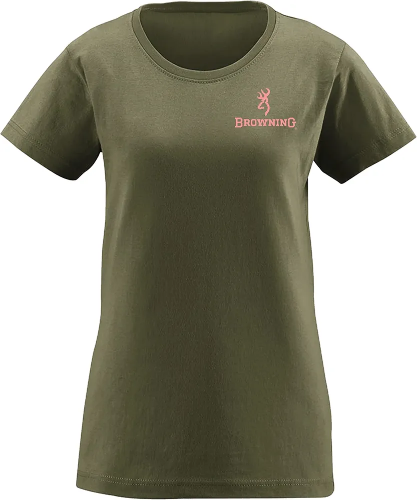 Browning Women's Graphic T-Shirt, Classic Hunting & Outdoors Short Sleeve Tees