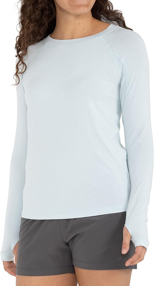 Free Fly Women's Shade Long Sleeve Shirt - Breathable Bamboo Viscose Outdoor Stretch Shirt with Sun Protection UPF 50+