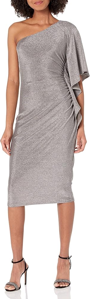 Trina Turk Women's One Shoulder Jersey Dress