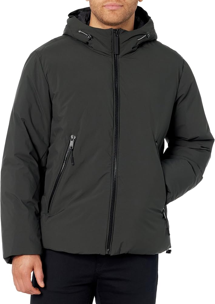 DKNY Men's Mid-Weight Zip Front Hoody