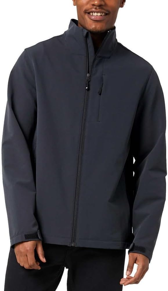 32º DEGREES 32 Degrees Men’s Full Zip Jacket (US, Alpha, Large, Regular, Regular, Gray)