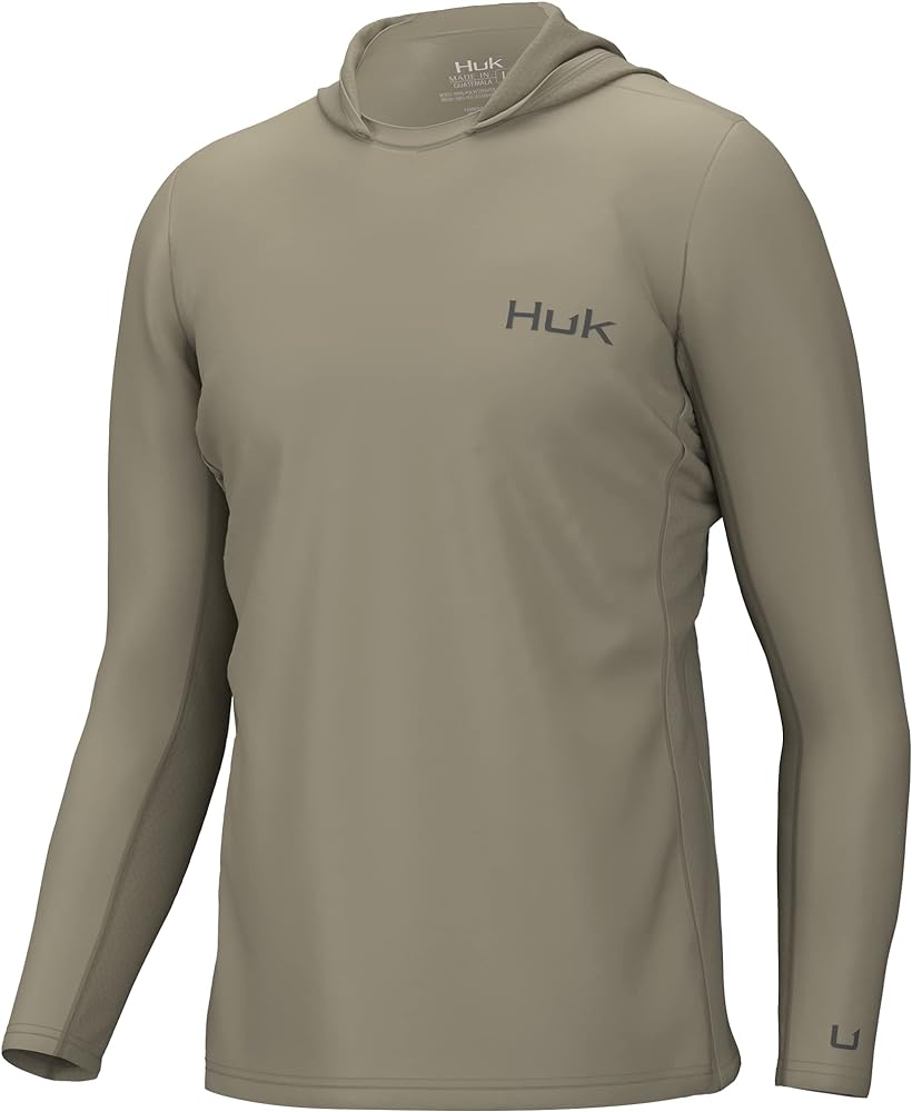 HUK Icon X Hoodie, Fishing Shirt with Sun Protection for Men