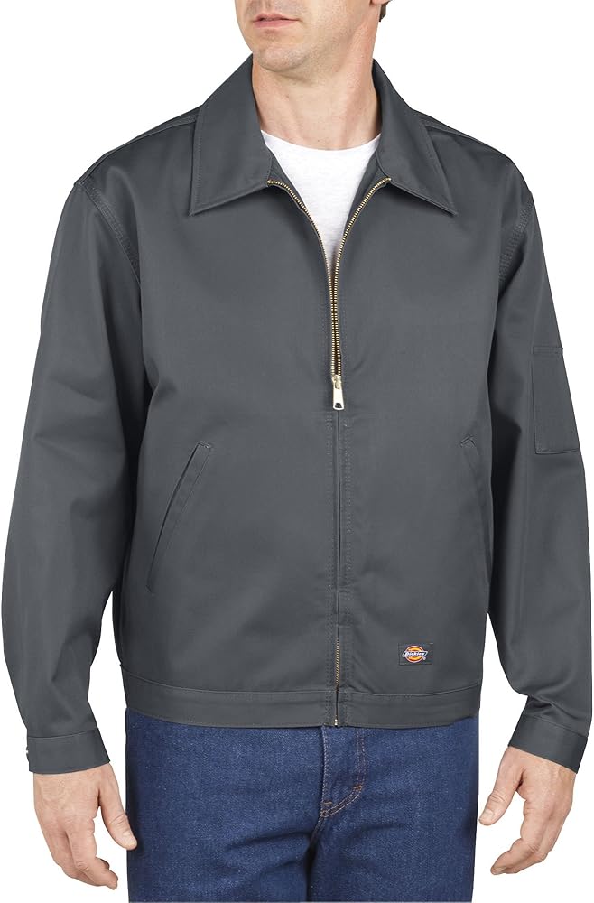 Dickies Men's Big & Tall Unlined Eisenhower Jacket, Charcoal