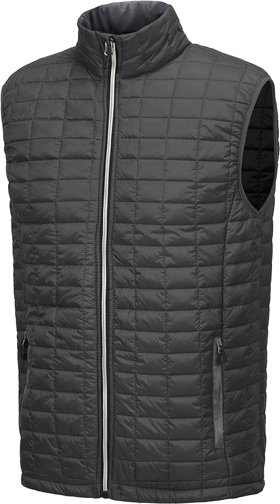 Little Donkey Andy Men's Puffer Vest, Lightweight Warm Sleeveless Jacket for Hiking Travel Golf