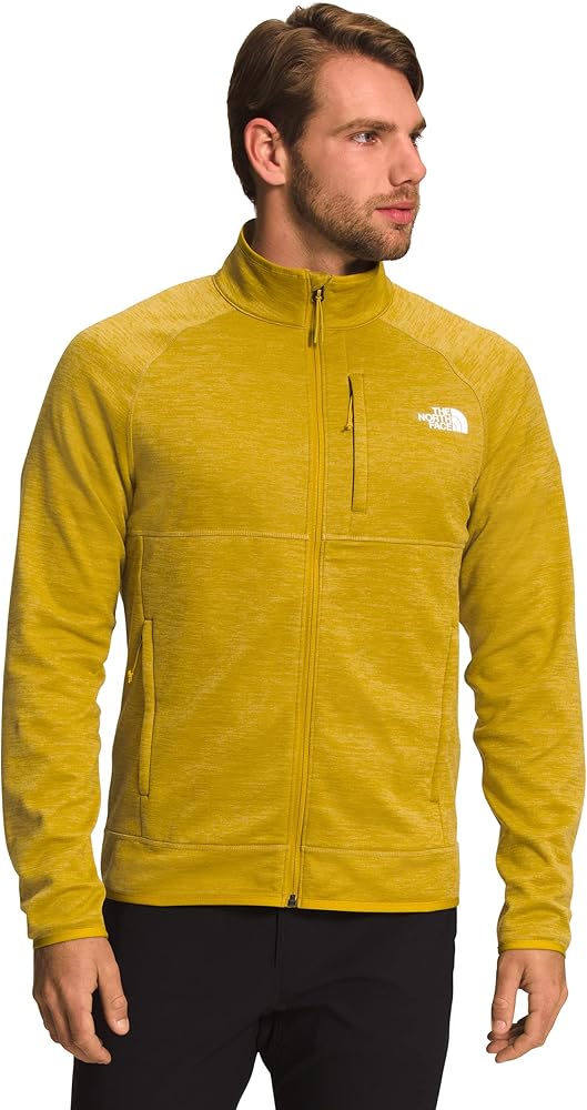 THE NORTH FACE Men's Canyonlands Full Zip Jacket, Mineral Gold Heather, Large