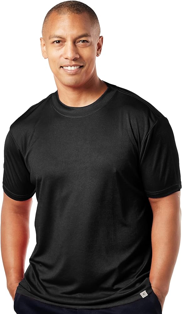 STACY ADAMS Men's Basic Crew Neck T-Shirts