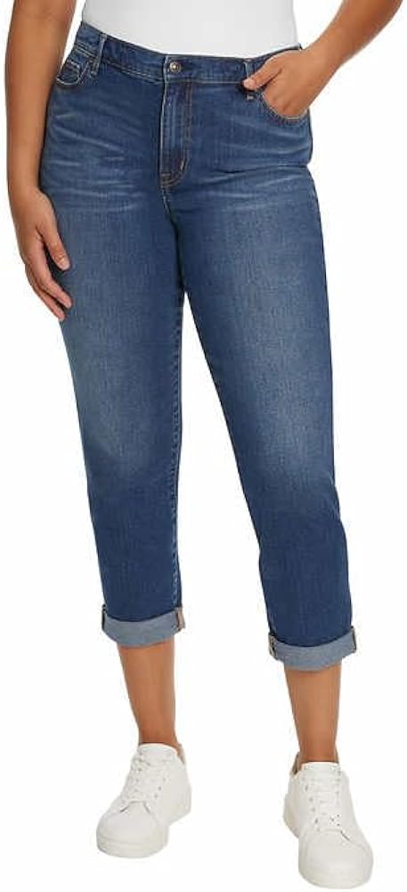 Gloria Vanderbilt Ladies' Cuffed Boyfriend Jeans