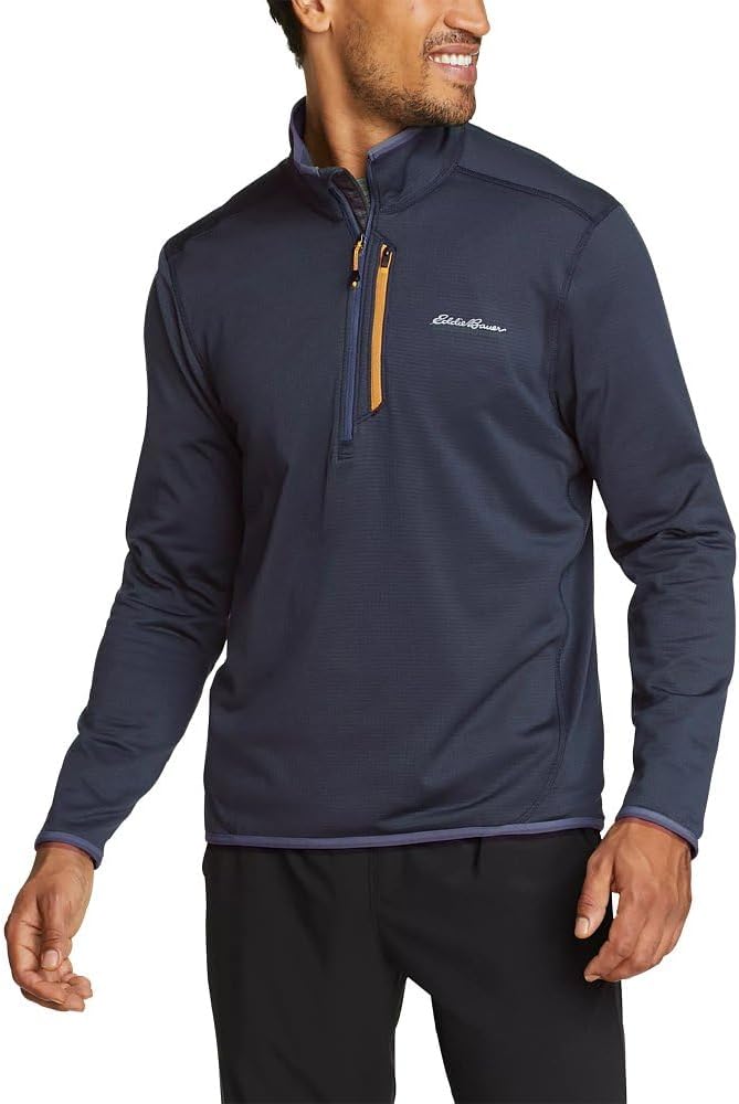 Eddie Bauer Men's Activator Grid Long-Sleeve Half-Zip Fleece