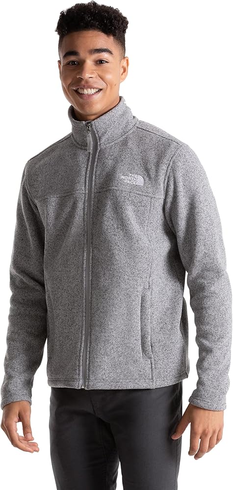 THE NORTH FACE Men's Tsillan Full Zip Jacket, Meld Grey Heather, X-Large