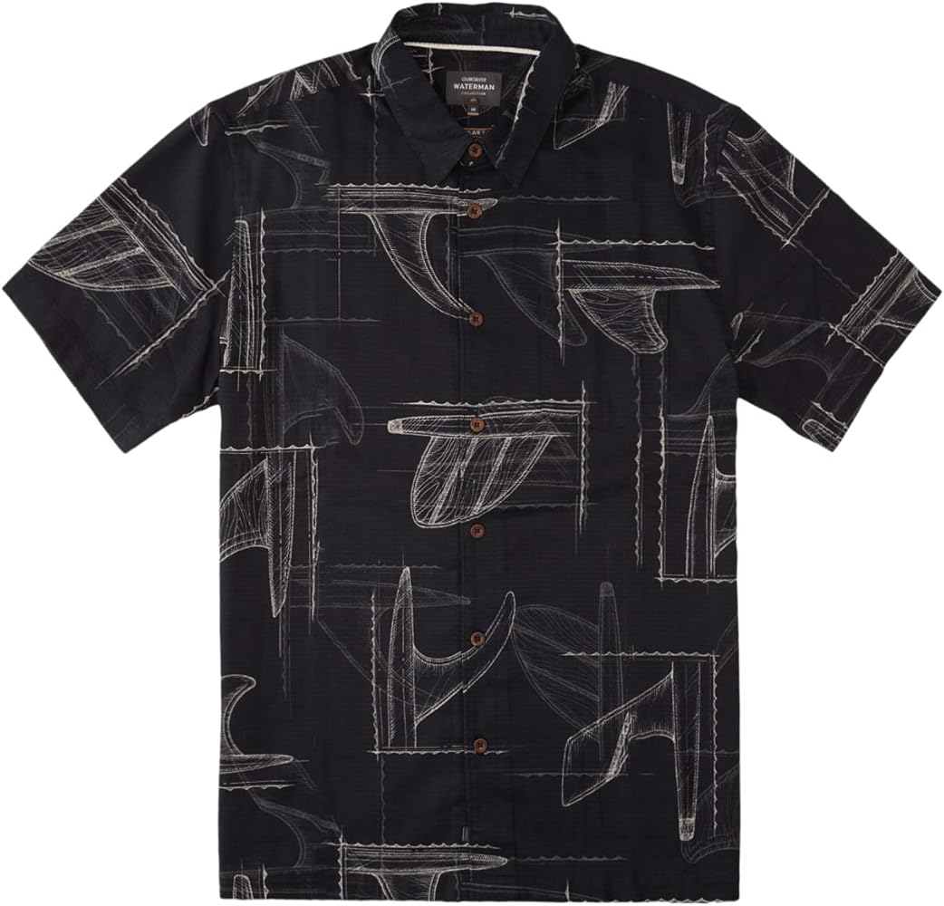 Quiksilver Men's Palm Bands Button Down Shirt