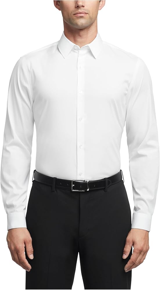 Calvin Klein Men's Dress Shirt Extra Slim Stretch