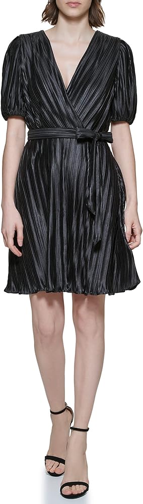 DKNY Women's Faux Wrap Dress