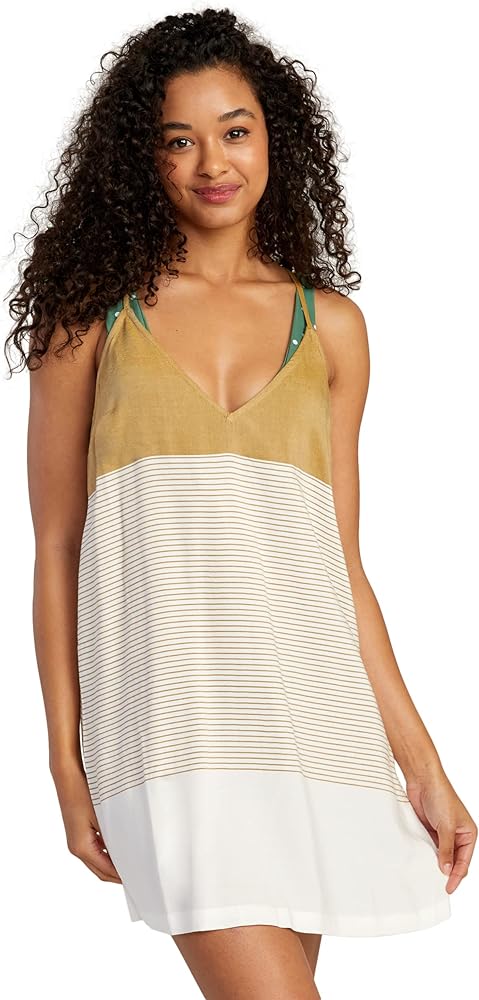 RVCA Women's Jade Woven Spaghetti Strap Dress