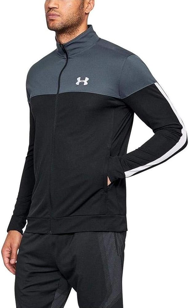 Under Armour Men's UA Sportstyle Pique Jacket SM Gray