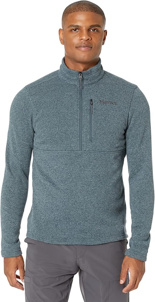 MARMOT Men's Drop Line 1/2 Zip Pullover Jacket - Lightweight, Breathable 100-Weight Sweater Fleece