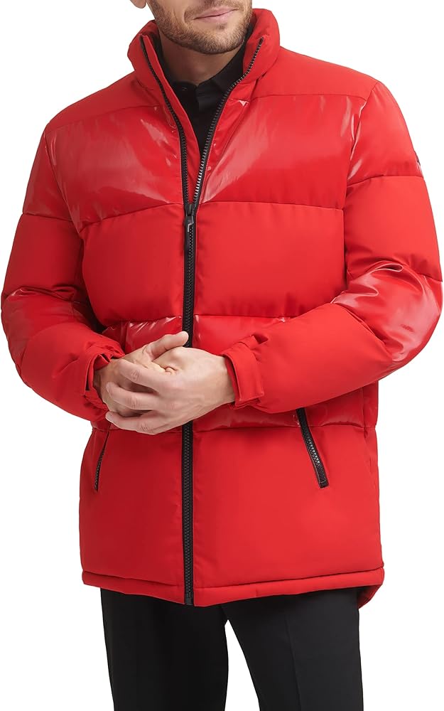 DKNY Men's Quilted Walking Fashion Puffer