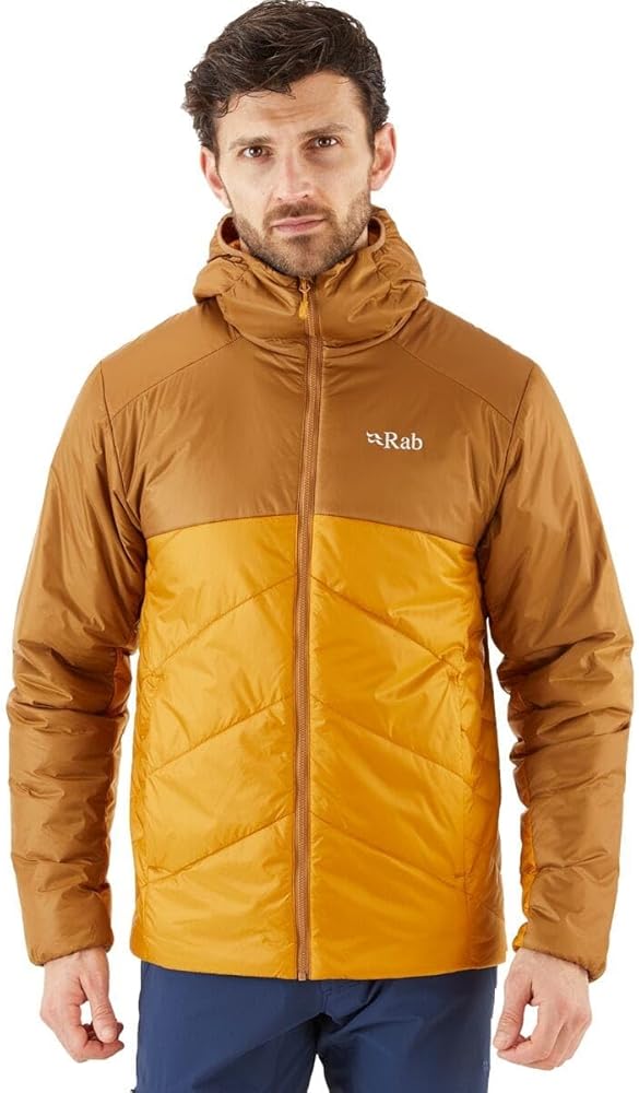 Rab Men's Xenon 2.0 Synthetic Insulated Hooded Jacket for Hiking, Climbing, and Skiing