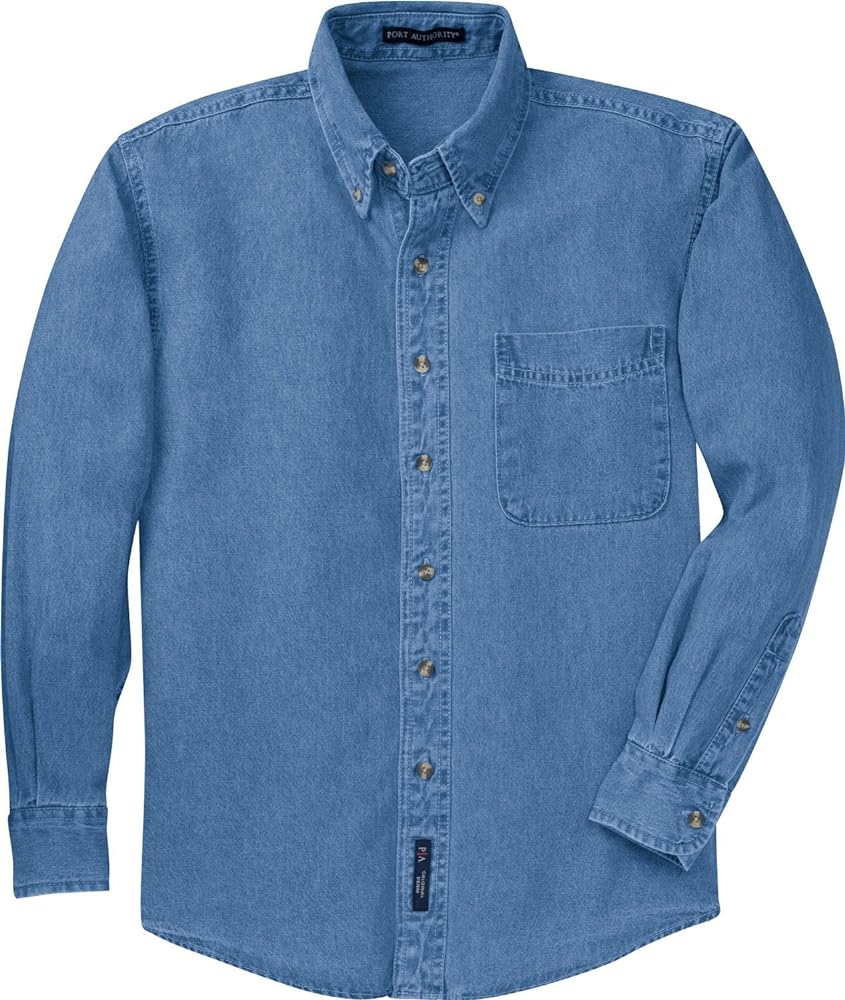 Port Authority Long Sleeve Denim Shirt