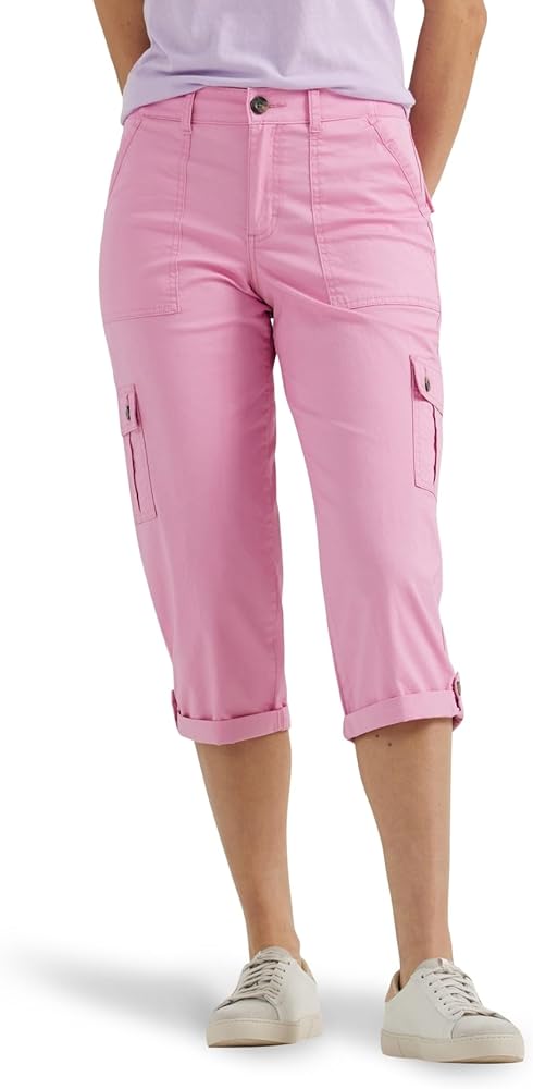 Lee Women's Ultra Lux Comfort with Flex-to-go Cargo Capri Pant