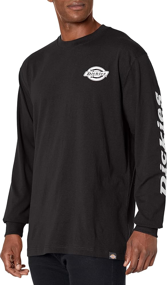 Dickies Men's Long Sleeve Heavyweight Logo T-Shirt