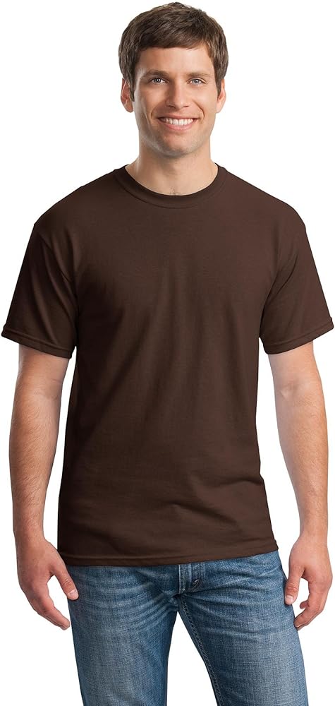 Gildan Heavy Cotton 5.3 oz. T-Shirt (G500)- DARK CHOCOLATE,XL