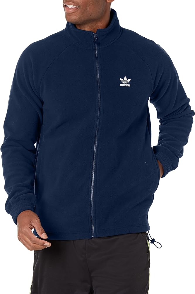 adidas Originals Men's Adicolor Trefoil Teddyfleece Jacket