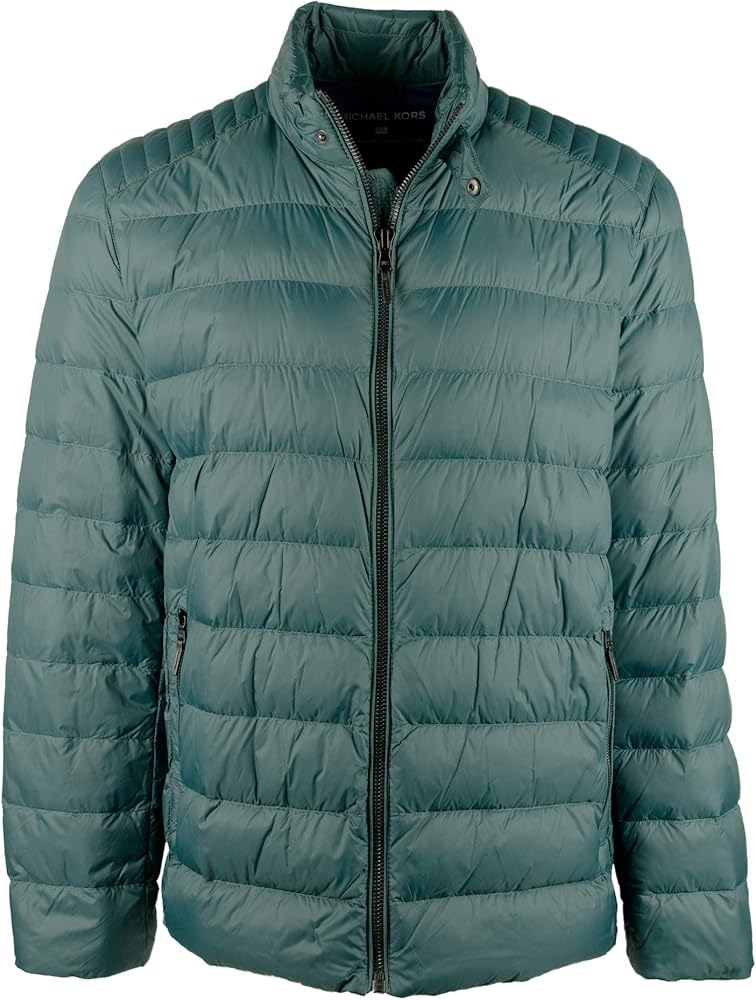 MICHAEL KORS(マイケルコース) Men's Packable Down Blend Puffer Jacket GN X-Large