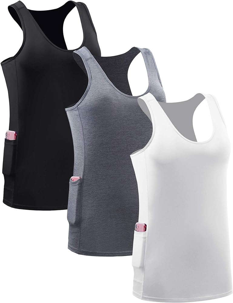 NELEUS Women's Racerback Yoga Workout Tank Top