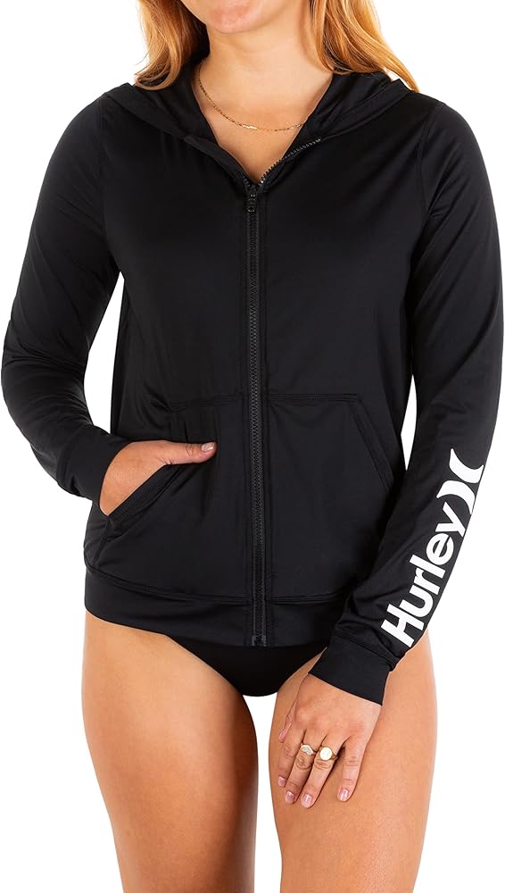 Hurley Women's Standard Hoodie Zip Rashguard