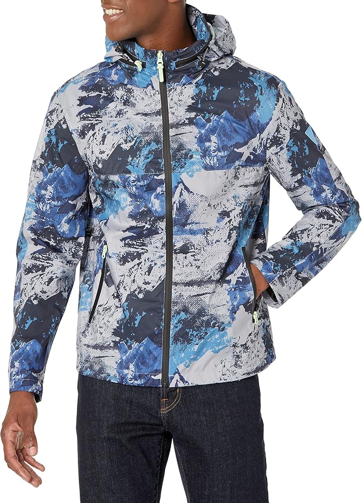 GUESS Men's Rowland Nature Windbreaker