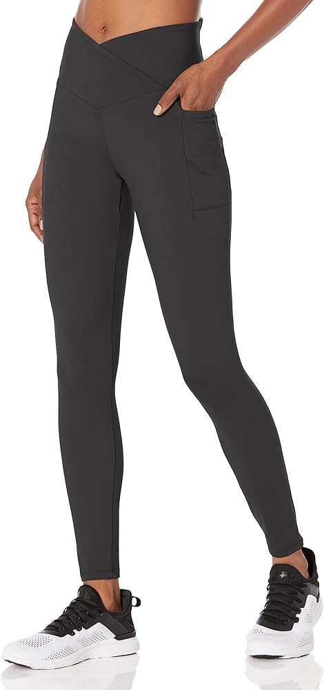 Danskin Womens Studio Cross Waist Legging