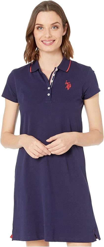 U.S. Polo Assn. Solid Polo Dress