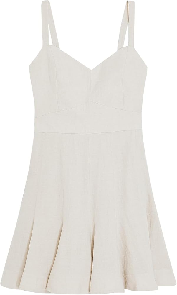 Club Monaco Women's Fluted Hem Mini Dress