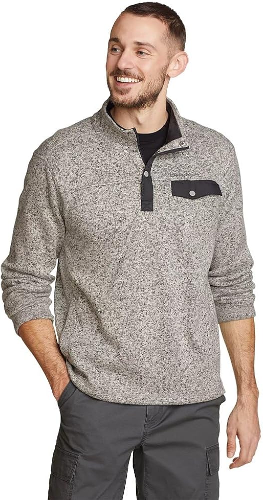 Eddie Bauer Men's Convector Snap Mock