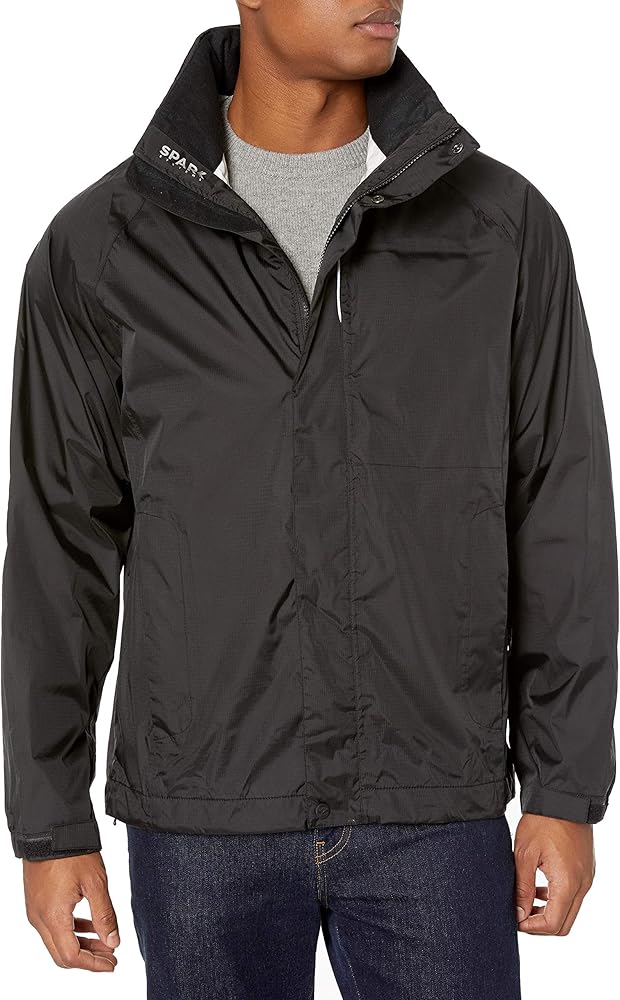 Cutter & Buck Men's 100% Waterproof, Hooded, Spark Systems Trailhead Jacket