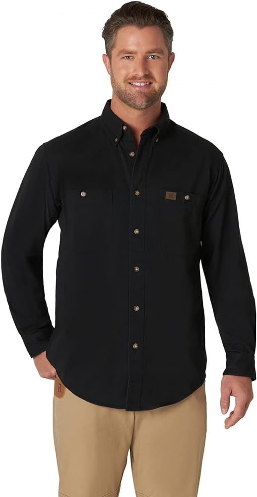 Wrangler Riggs Workwear Men's Logger Twill Long Sleeve Workshirt