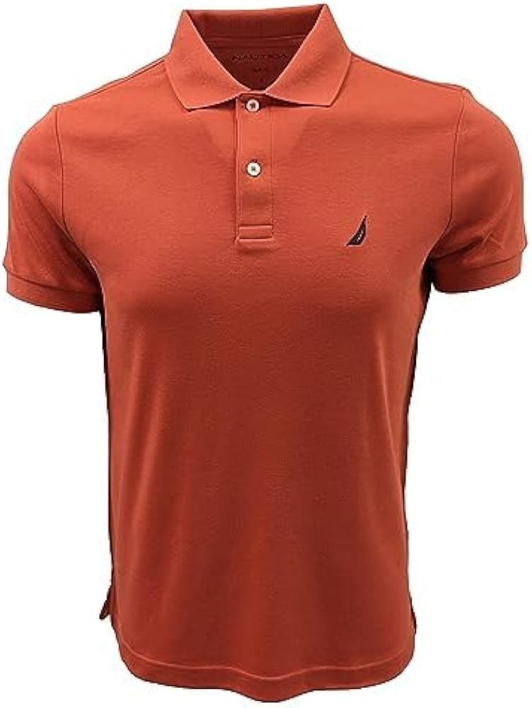 Nautica Men's Slim Fit Short Sleeve Solid Polo Shirt